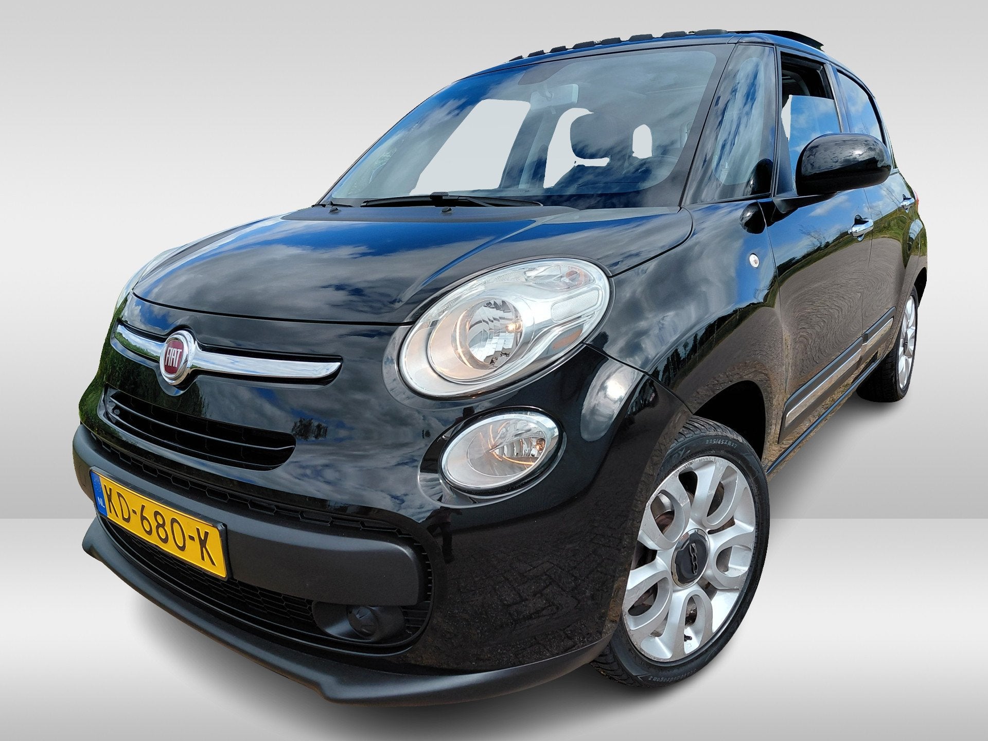 Fiat 500L 0.9 TwinAir CLIMAT*CRUISE*PANO*LEDER* (bj 2016), Auto's, Fiat, Gebruikt, Zwart, Bedrijf, Handgeschakeld