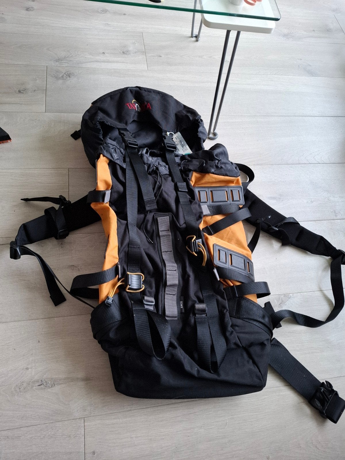 Tatonka Trekking Rugzak - Oranje/Zwart, Overige merken, Gebruikt, 25 tot 40 cm, Ophalen of Verzenden