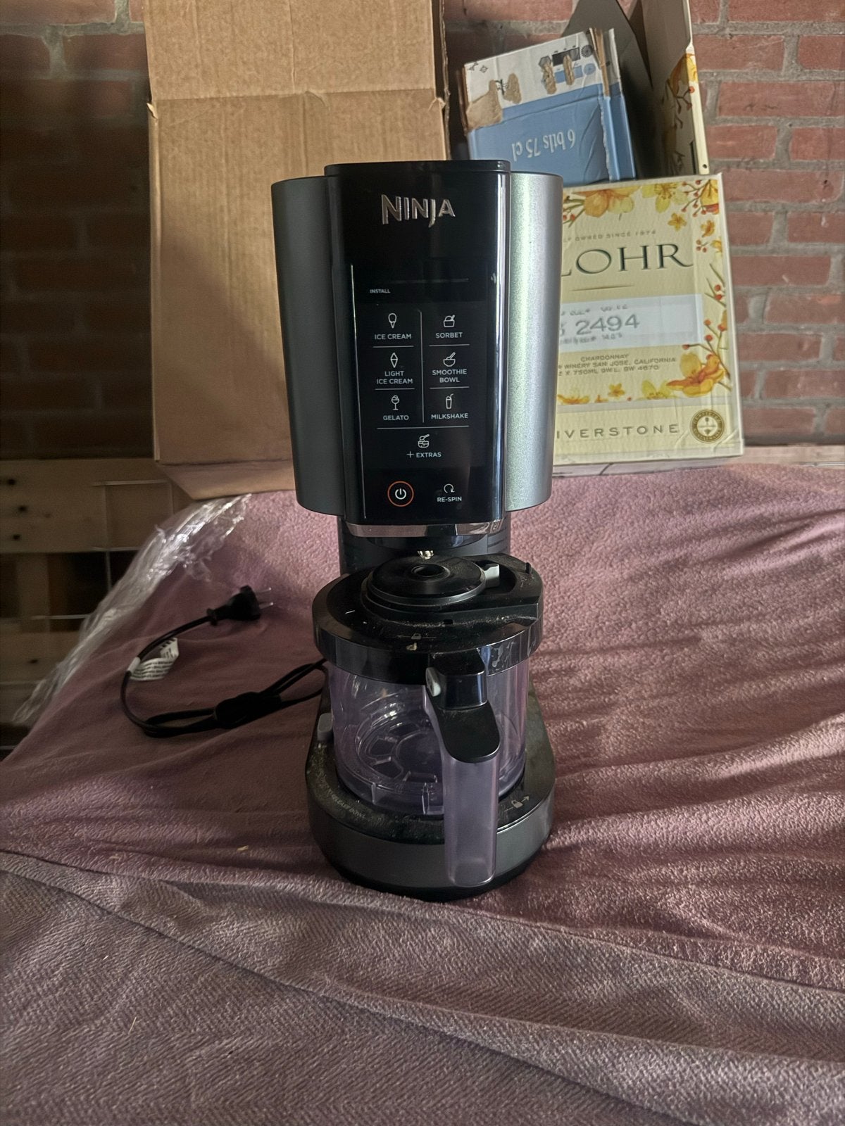 Ninja Creami IJsmachine NC300EU - Zo goed als nieuw, Ophalen of Verzenden, Zo goed als nieuw, Zelfvriezend