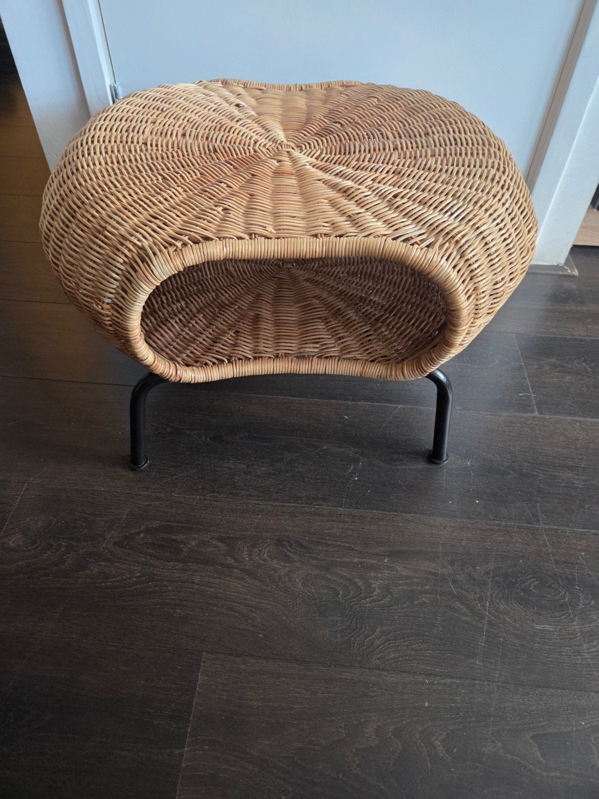 IKEA GAMLEHULT voetenbank, Ophalen, Minder dan 55 cm, Rond, Zo goed als nieuw
