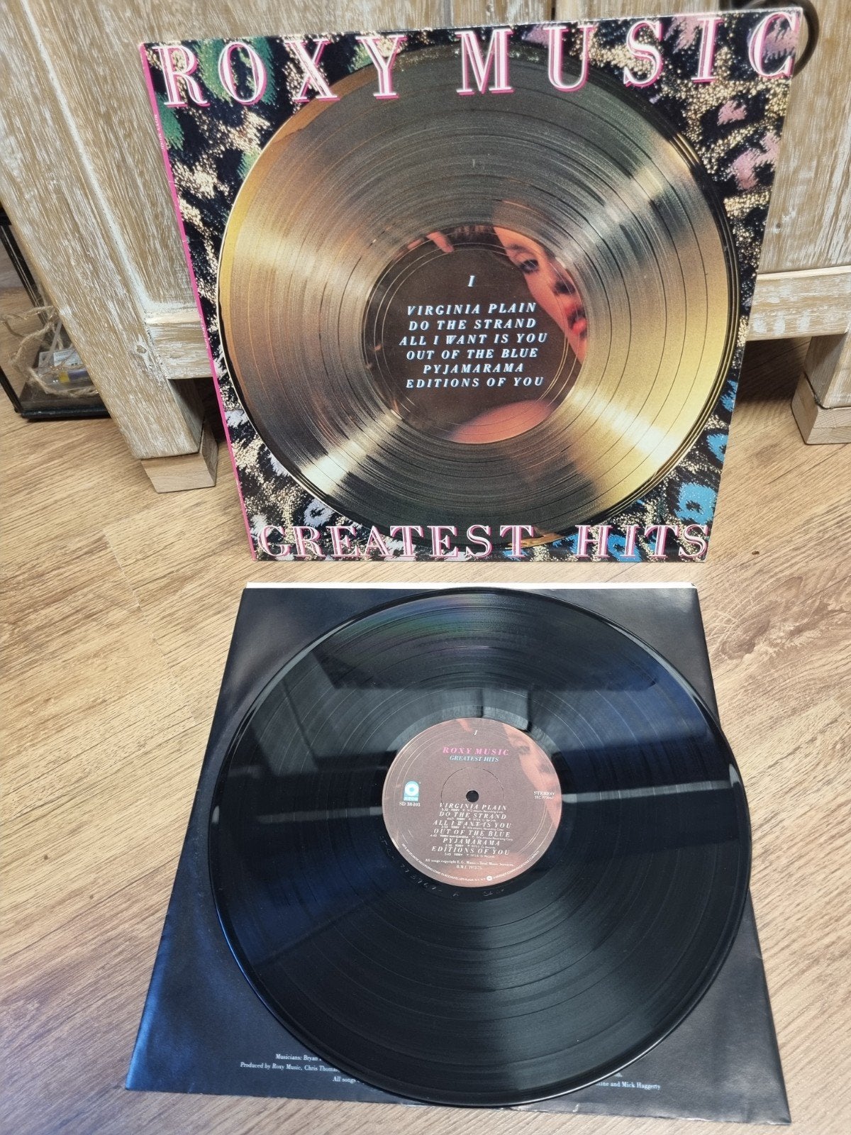 Lp Roxy Music – Greatest Hits, Ophalen of Verzenden, Gebruikt, Overige formaten, Poprock