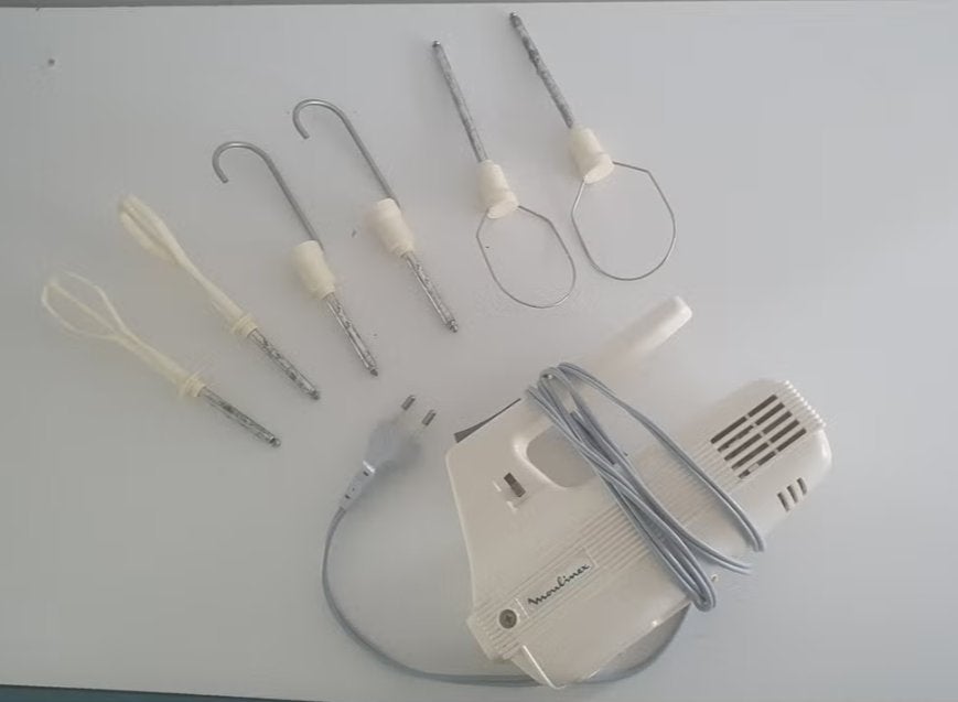 Moulinex handmixer (Vintage), Witgoed en Apparatuur, Minder dan 1 liter, Ophalen of Verzenden, Zo goed als nieuw, 3 snelheden of meer
