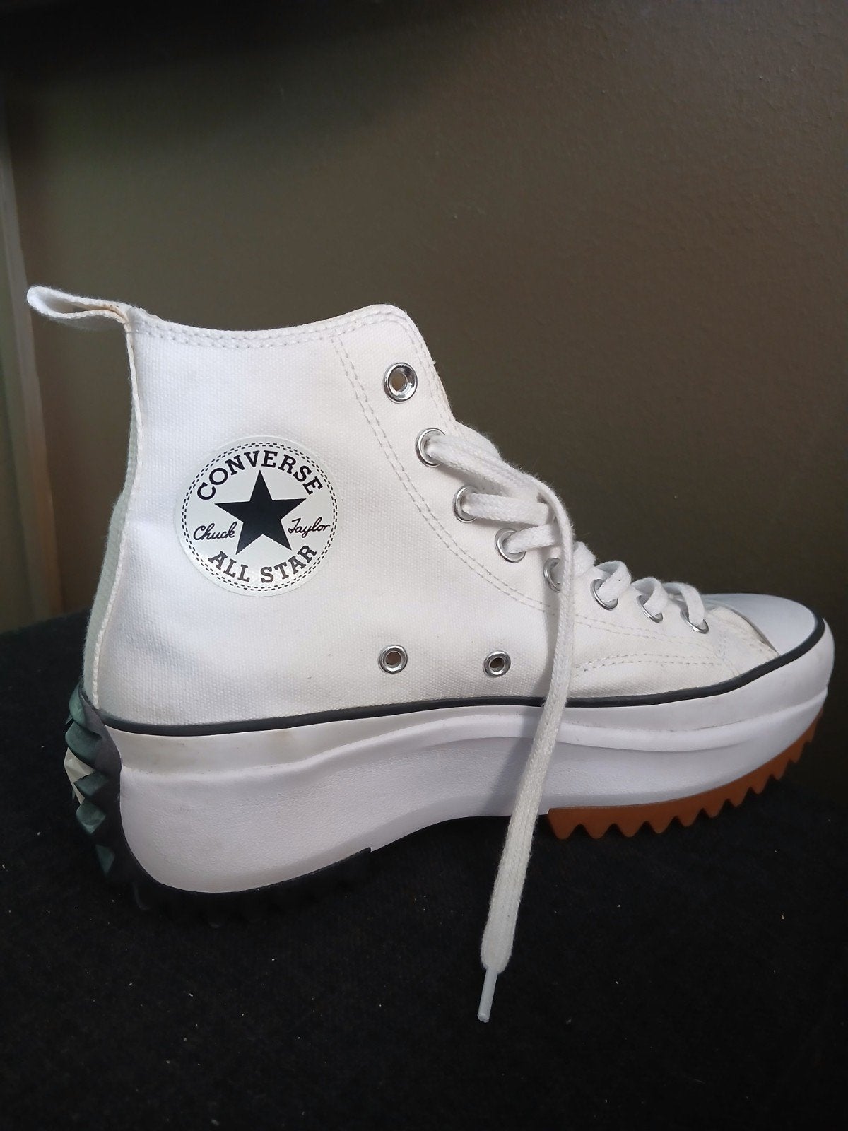 Converse All Star Hike High Top Sneakers Wit.1 x gedragen!, Wit, Converse, Ophalen of Verzenden, Sneakers of Gympen