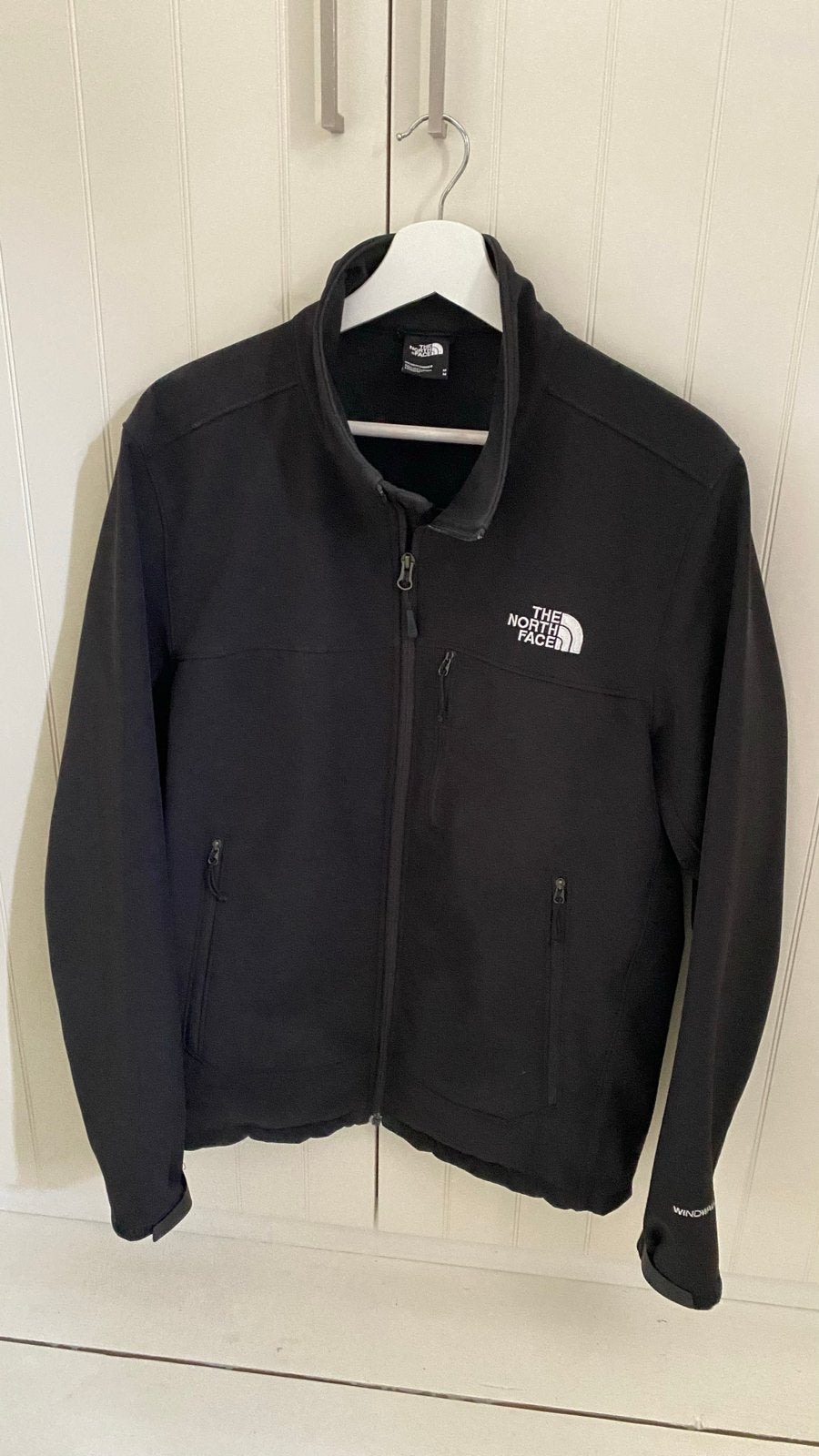 The North Face Softshell Jas Zwart Maat M, Sport en Fitness, Bergsport en Wandelen, Zo goed als nieuw, Ophalen of Verzenden