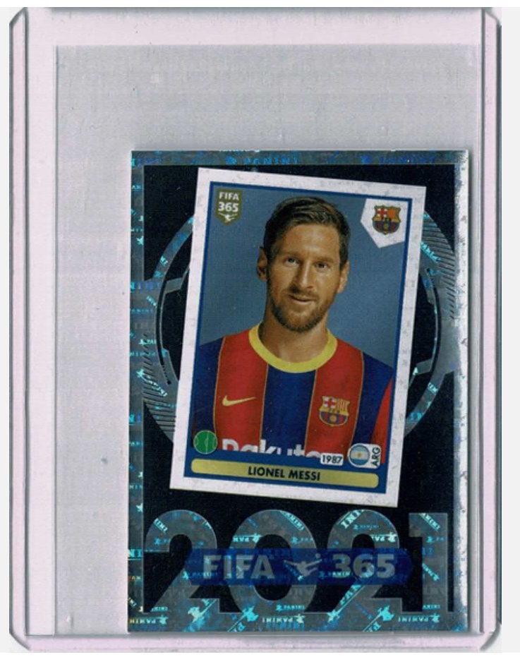 2025 Panini FIFA 365 Messi GOAT Legend 10 Jaar Laser, Ophalen of Verzenden, Nieuw, Buitenlandse clubs, Spelerskaart