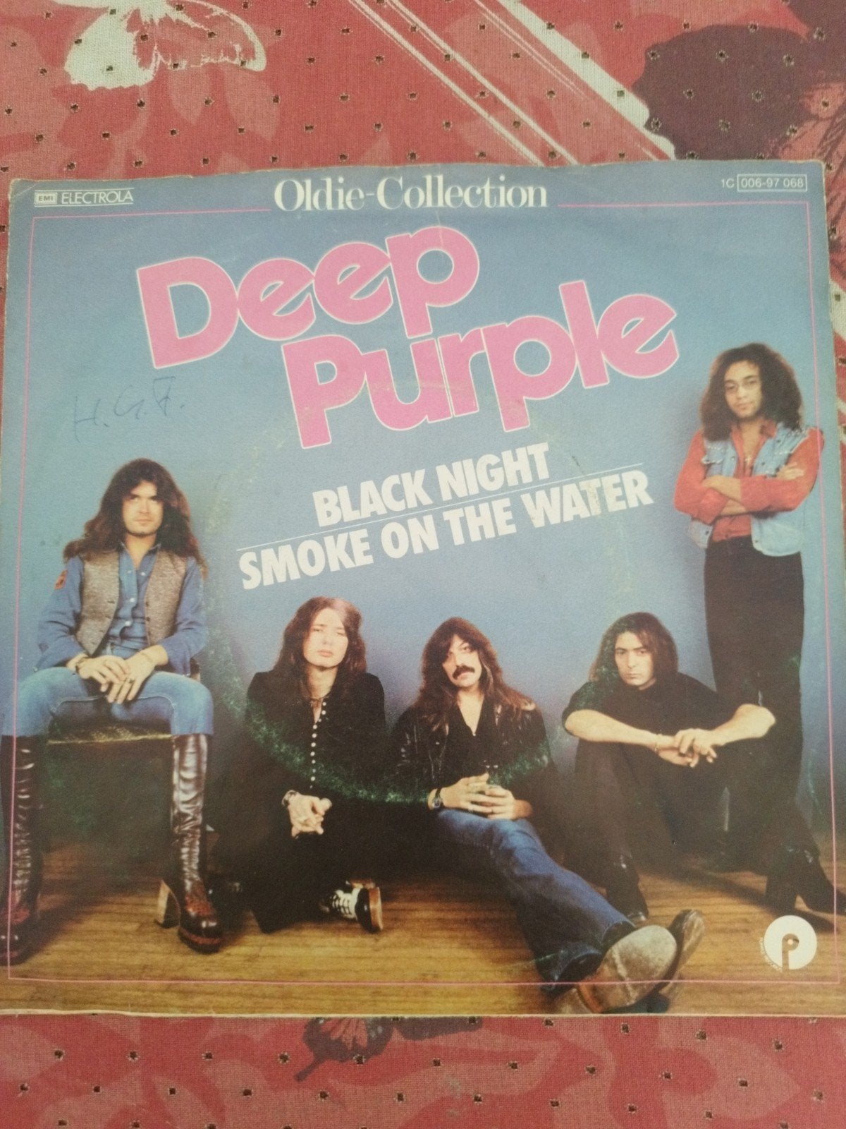 Deep Purple - Black Night / Smoke on the Water (Oldie-Coll), Gebruikt, Hard Rock, 7 inch, Ophalen of Verzenden