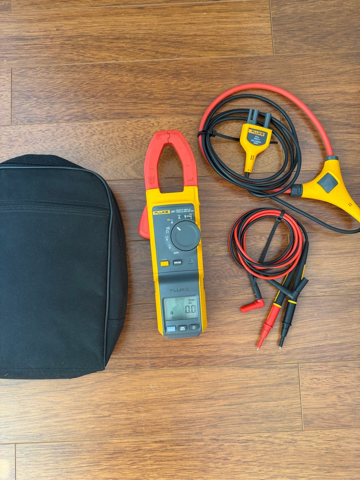Fluke 381 Remote Display True-RMS Stroomtangmeter, Ophalen of Verzenden, Zo goed als nieuw, Multimeter
