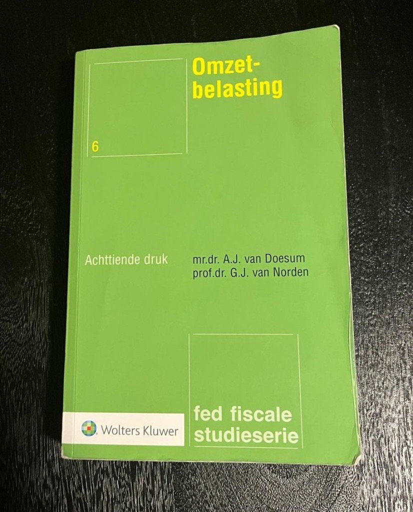 Omzetbelasting 18e druk, Ophalen of Verzenden, Wolters Kluwer, Gamma, WO