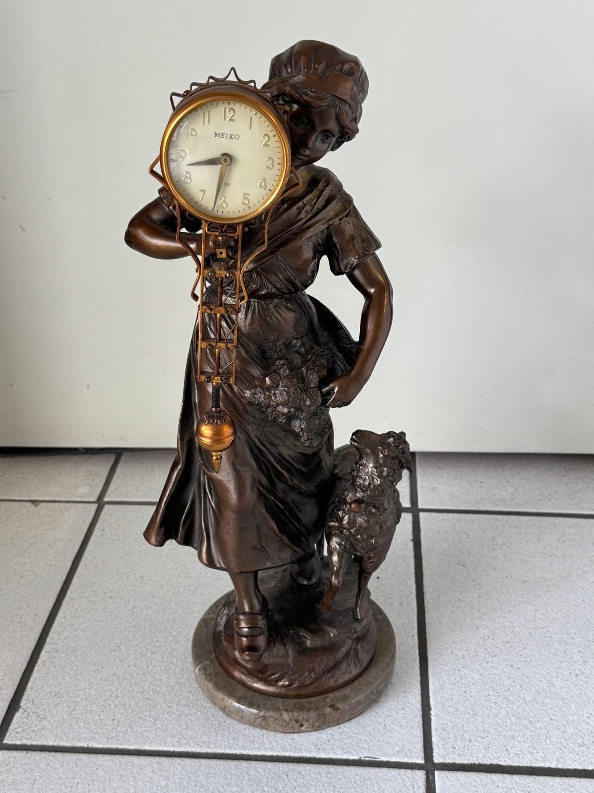 Meiko Mysterieklok - Vintage Japanse Swinger Clock Jaren '60, Ophalen of Verzenden