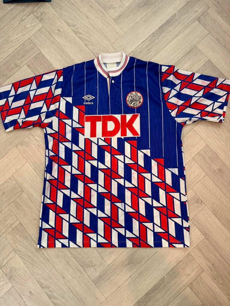 Origineel Ajax 1989/1990 Umbro uitshirt maat M, Maat M, Ophalen of Verzenden, Shirt