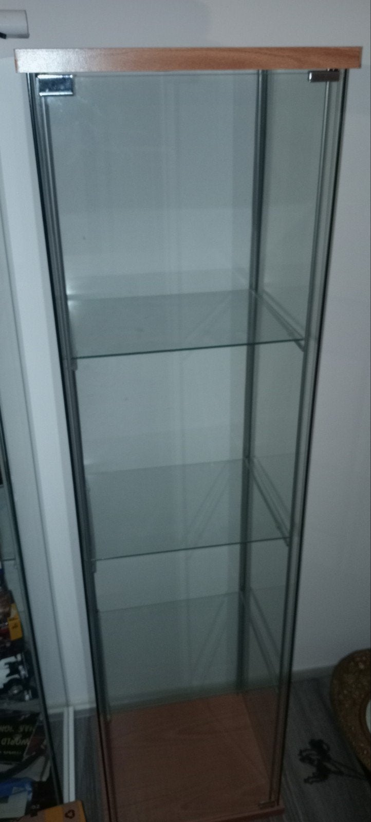 Vitrinekast ikea, Ophalen, 50 tot 100 cm, Zo goed als nieuw, 150 tot 200 cm
