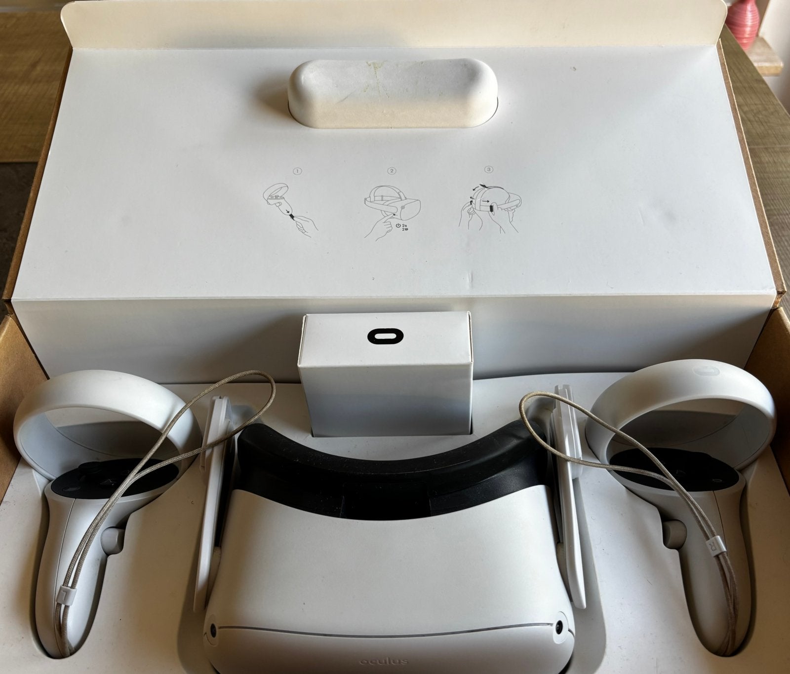 Te koop aangeboden: Meta Oculus Quest 2 128 GB, Ophalen of Verzenden, Zo goed als nieuw, VR-bril, Overige platformen