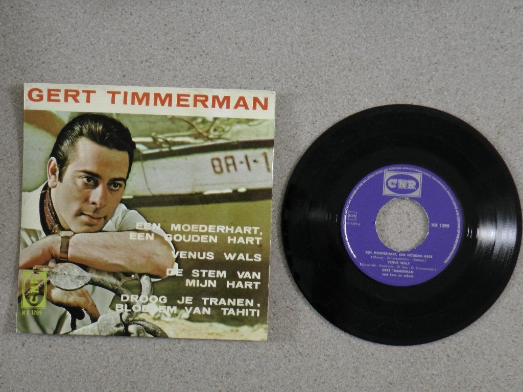 Gert Timmerman - Een moederhart een gouden hart VINYL SINGLE, Gebruikt, 7 inch, Ophalen of Verzenden, EP