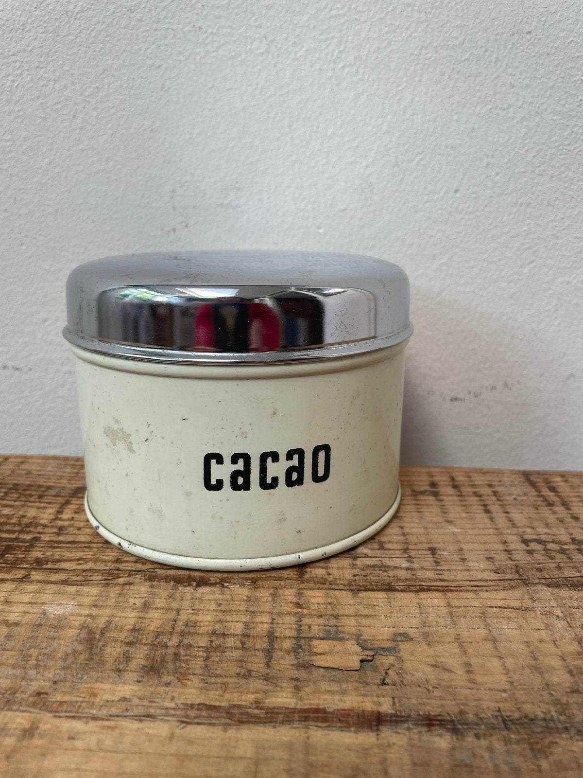 Vintage Brabantia Cacao blik, Ophalen of Verzenden, Gebruikt, Overige
