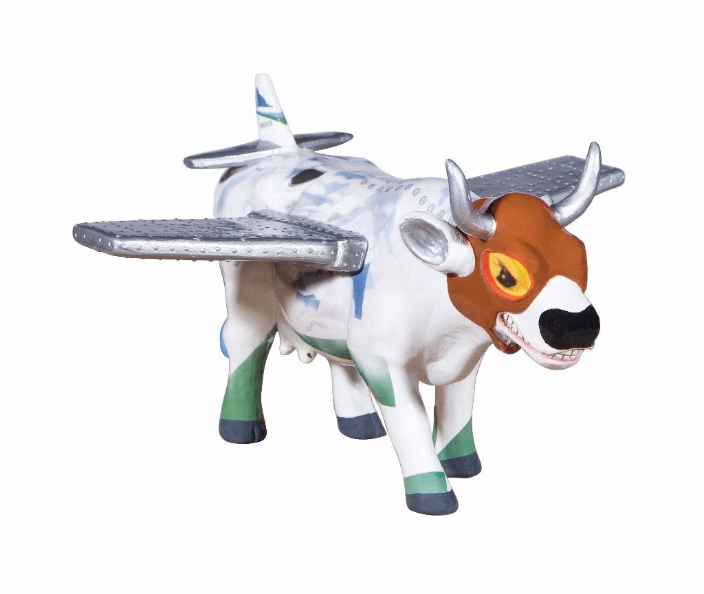 Nieuw Cow Parade koe Boviator medium gratis verzending., Ophalen of Verzenden, Beeld