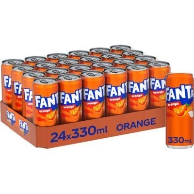 Fanta Orange 330 ml | Tray 24 blikjes | NL, Diversen, Ophalen