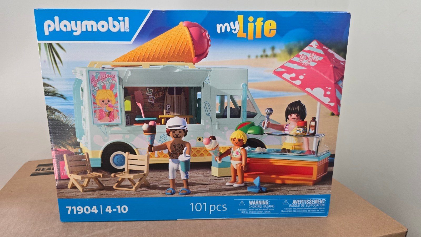 Playmobil 71904 IJscowagen met surfshop nieuw in doos, Ophalen of Verzenden, Nieuw, Complete set
