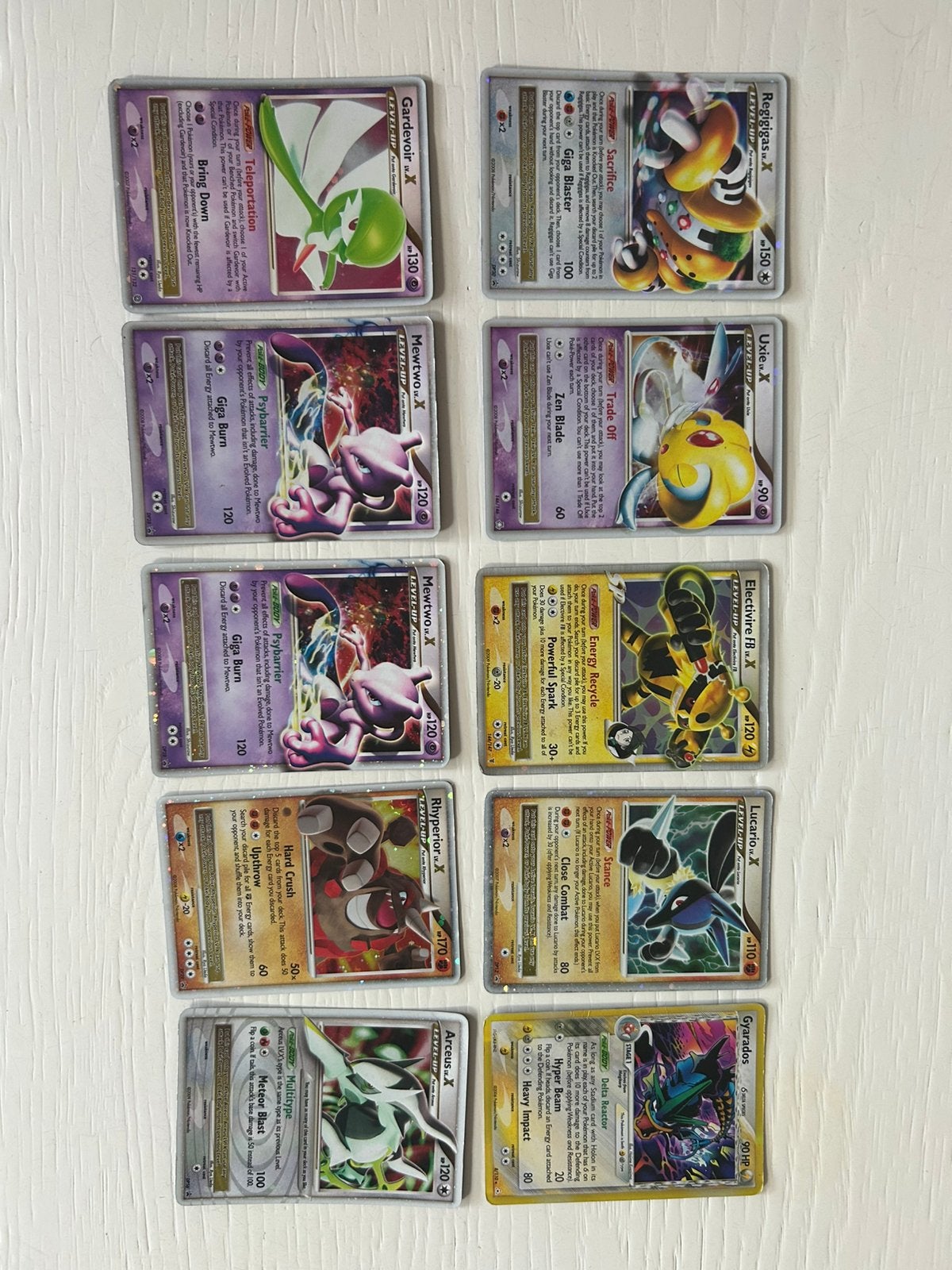 Pokémon LV.X Lot 9x + Gyarados Delta Species Vintage, Hobby en Vrije tijd, Ophalen of Verzenden, Meerdere kaarten