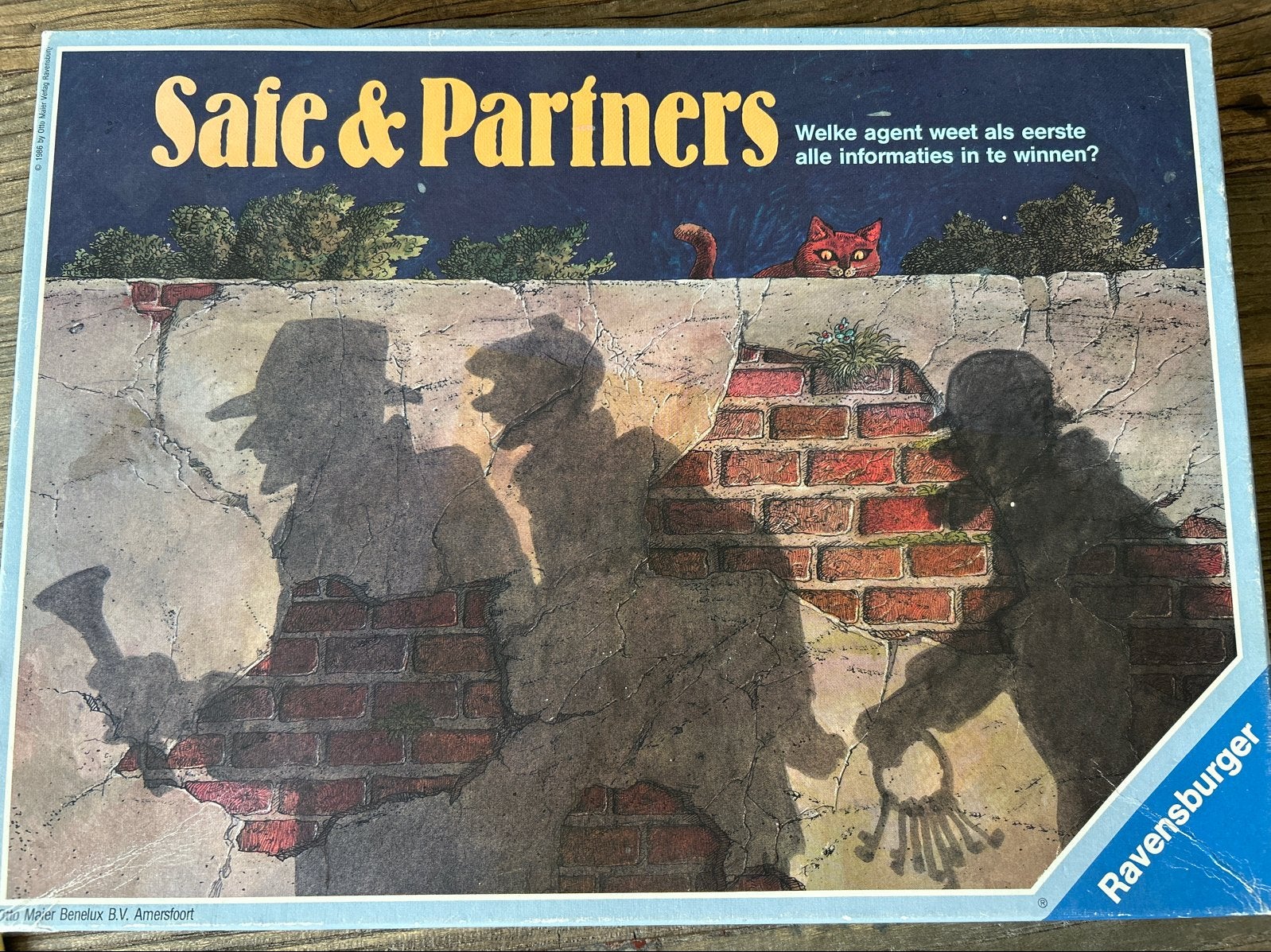Safe & Partners Bordspel Ravensburger (1986), Hobby en Vrije tijd, Gezelschapsspellen | Bordspellen, Drie of vier spelers, Ophalen of Verzenden