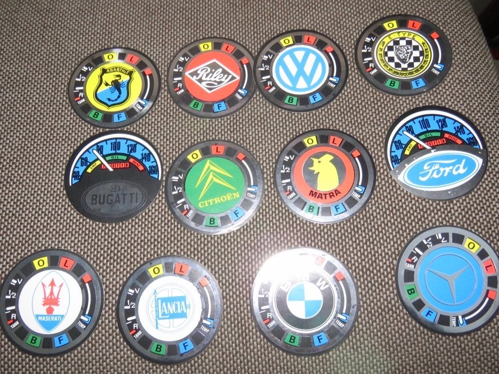 Vintage Automerk Stickers - Diverse Merken, Ophalen of Verzenden, Gebruikt, Auto of Motor