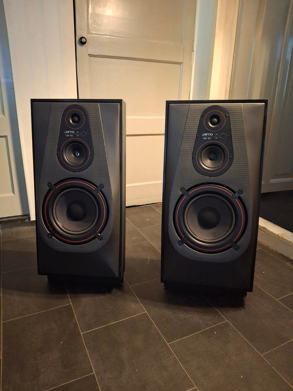 Jamo CBR 120 Speakerset - Vintage Hifi Geluid, Stereo speakers, Gebruikt, Basreflex, Jamo