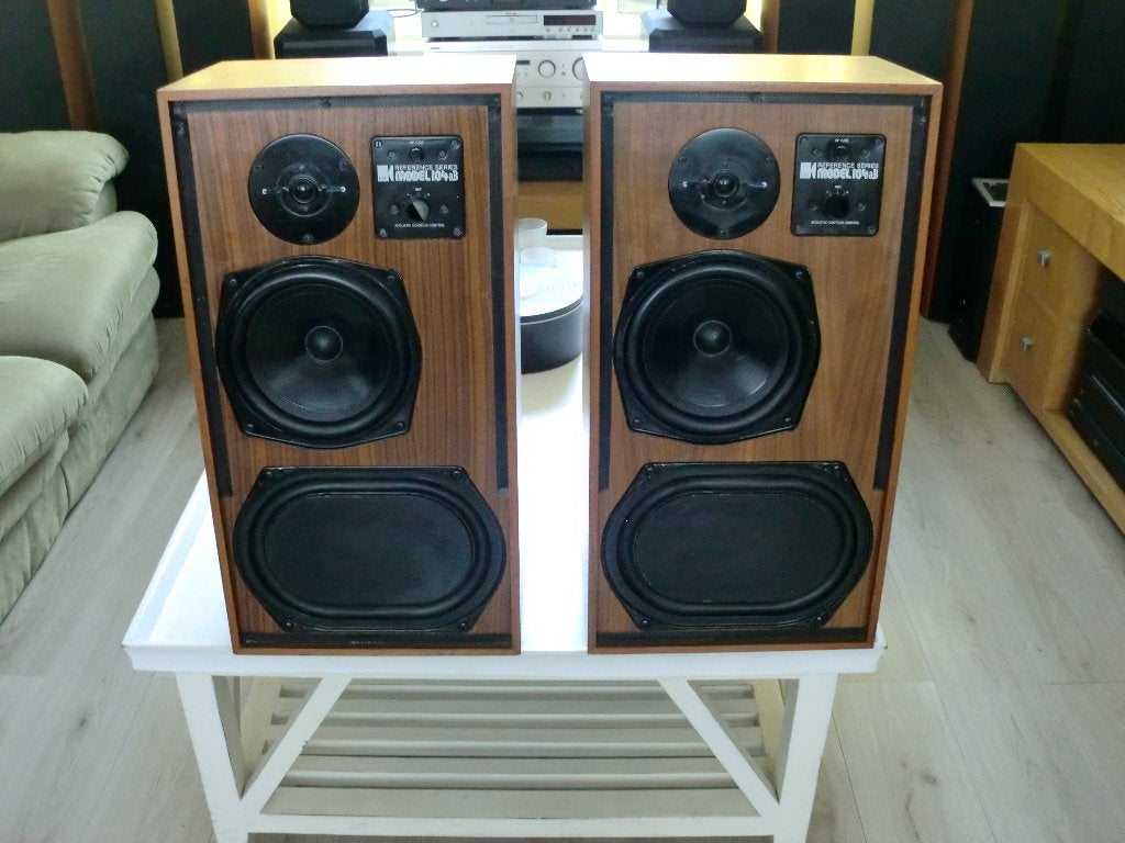 KEF Model 104aB top set uit 1973. klinkt super op vinyl., Ophalen, Stereo speakers, Zo goed als nieuw, 60 tot 120 watt