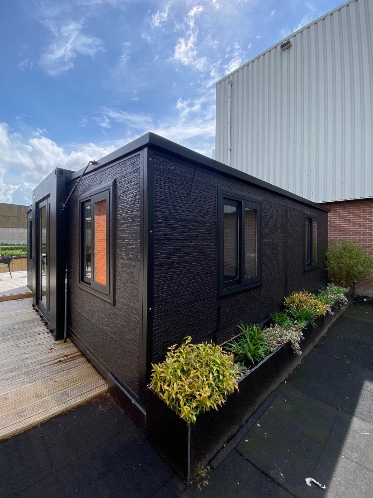 Uitschuifbare Vakantiewoning 6x6 - Compact & Modern, Zakelijke goederen, Machines en Bouw | Keten en Containers, Ophalen of Verzenden