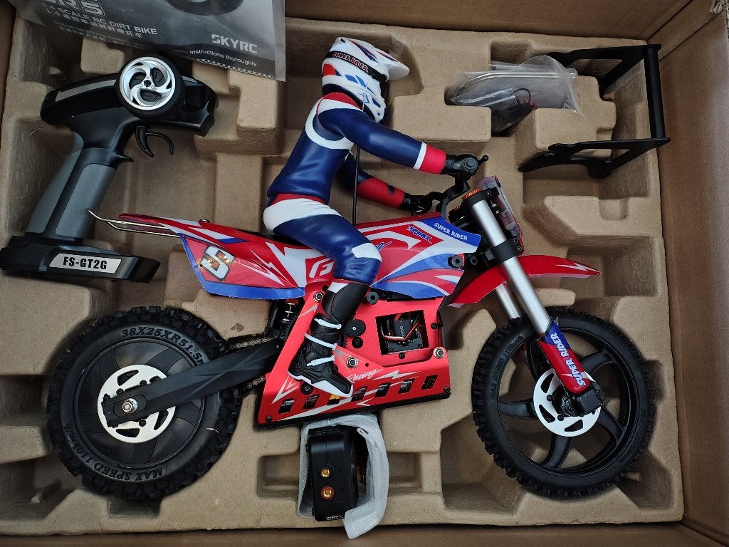 SkyRC Super Rider SR5 RC Crossmotor 1:4 RTR Nieuw, Elektro, SkyRC, SkyRC, Auto offroad