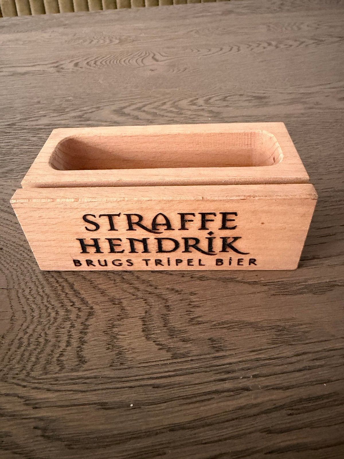Houten houder Straffe Hendrik Brugs Tripel Bier, Verzamelen, Ophalen of Verzenden, Nieuw