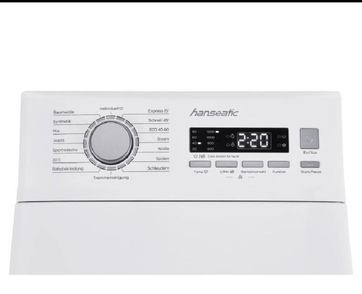 Wasmachine bovenlader, 4 tot 6 kg, Ophalen, Zo goed als nieuw, 85 tot 90 cm