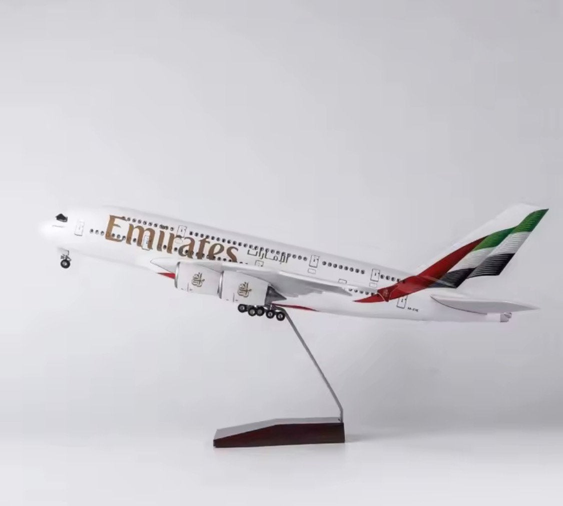 Emirates Airbus A380 Vliegtuig 1/160 Schaal Groot vliegtuig, Ophalen of Verzenden, Nieuw, Schaalmodel