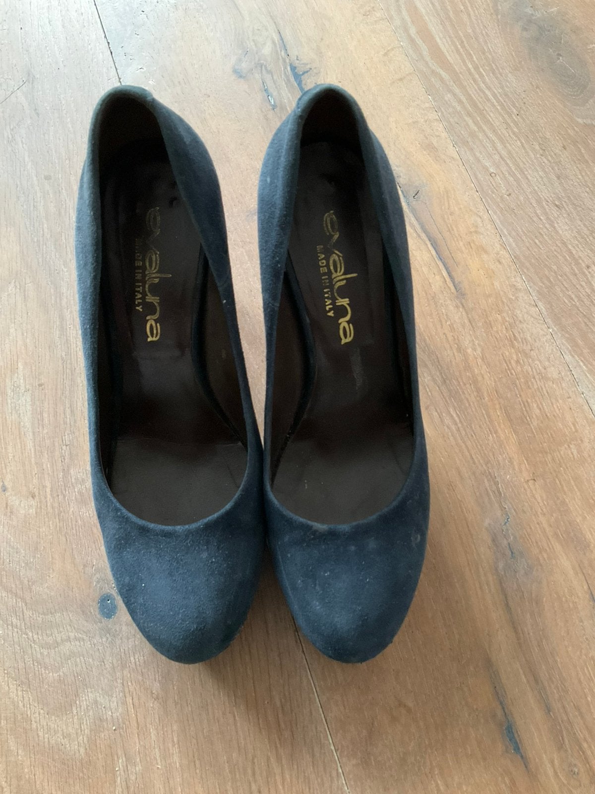Evaluna pump blauw maat 37,5, Ophalen, Pumps, Blauw, Gedragen