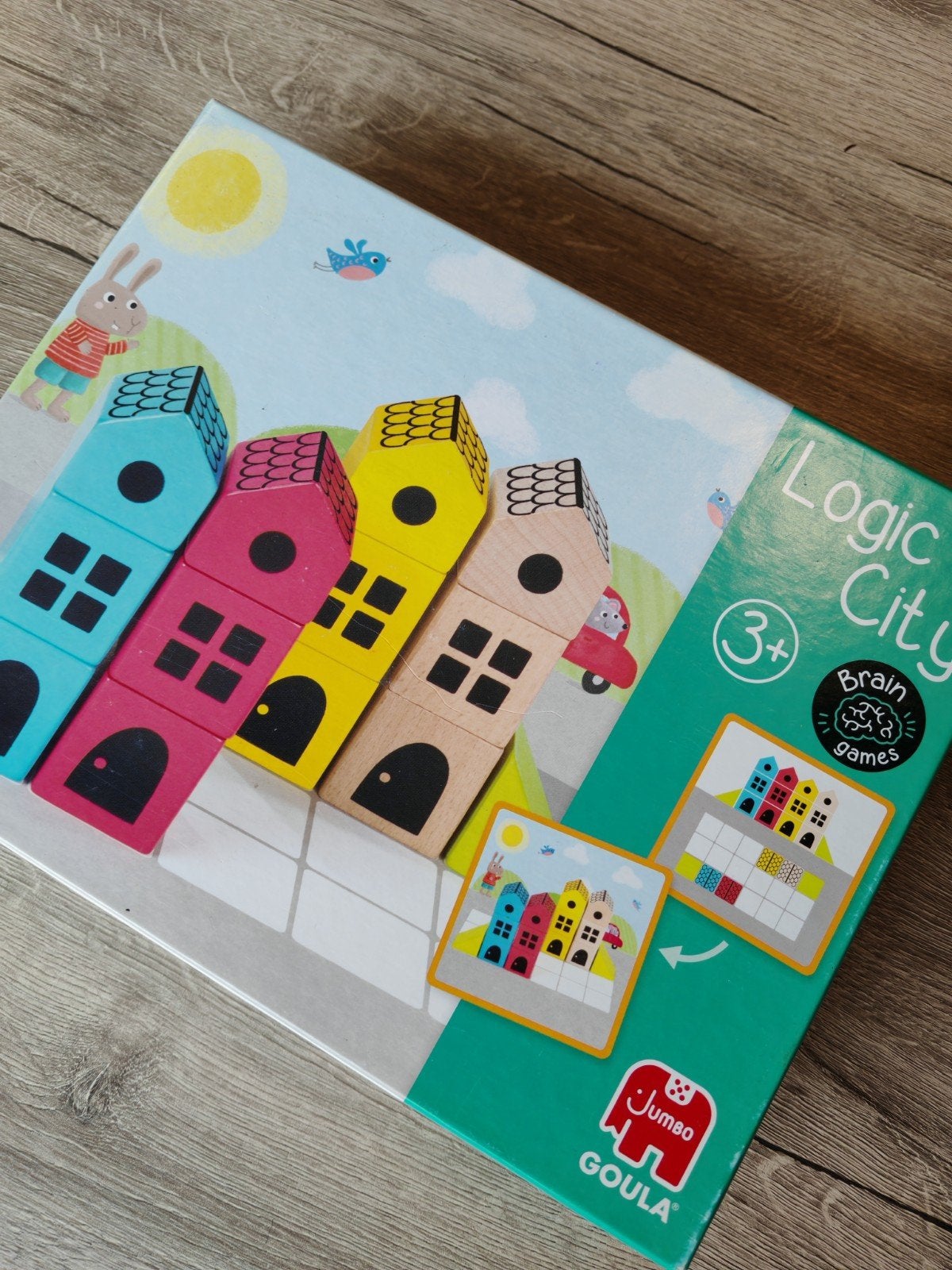 Logic City Brain Games - Jumbo Goula (3+), Ophalen, Zo goed als nieuw, Bouwen