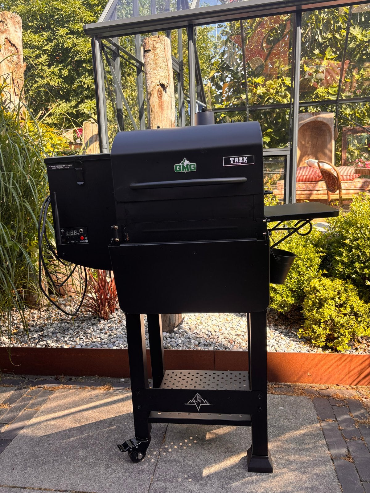 GMG Trek Prime 2.0 Pellet Grill + Cart - Zo goed als nieuw, Ophalen, Zo goed als nieuw