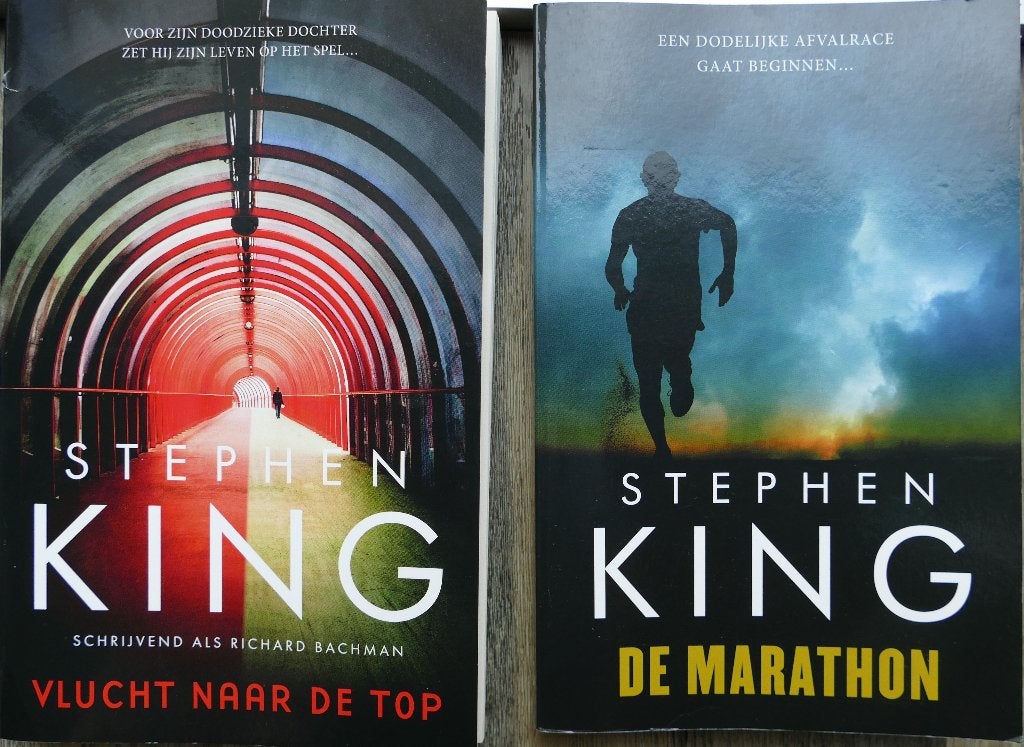 Stephen King De Marathon en Vlucht naar de Top, Ophalen of Verzenden, Zo goed als nieuw, Stephen King