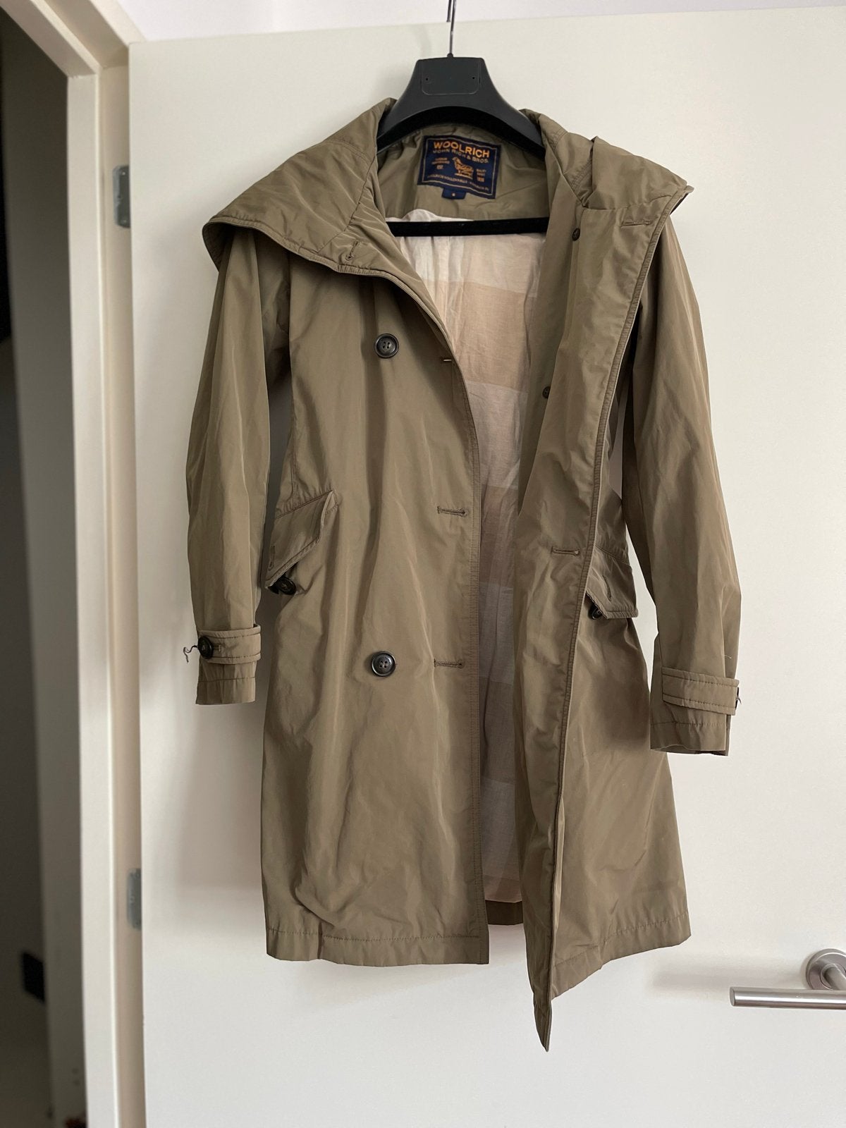 Woolrich John Rich & Bros. Trenchcoat - Maat S, Verzenden, Zo goed als nieuw, Maat 36 (S), Beige