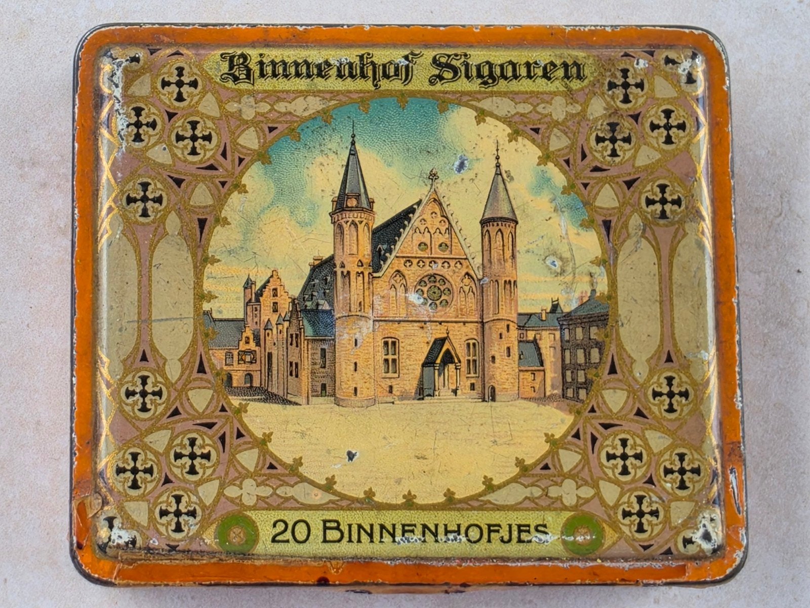 binnenhofjes Deventer sigaren blik, Verzamelen, Ophalen of Verzenden, Gebruikt, Overige