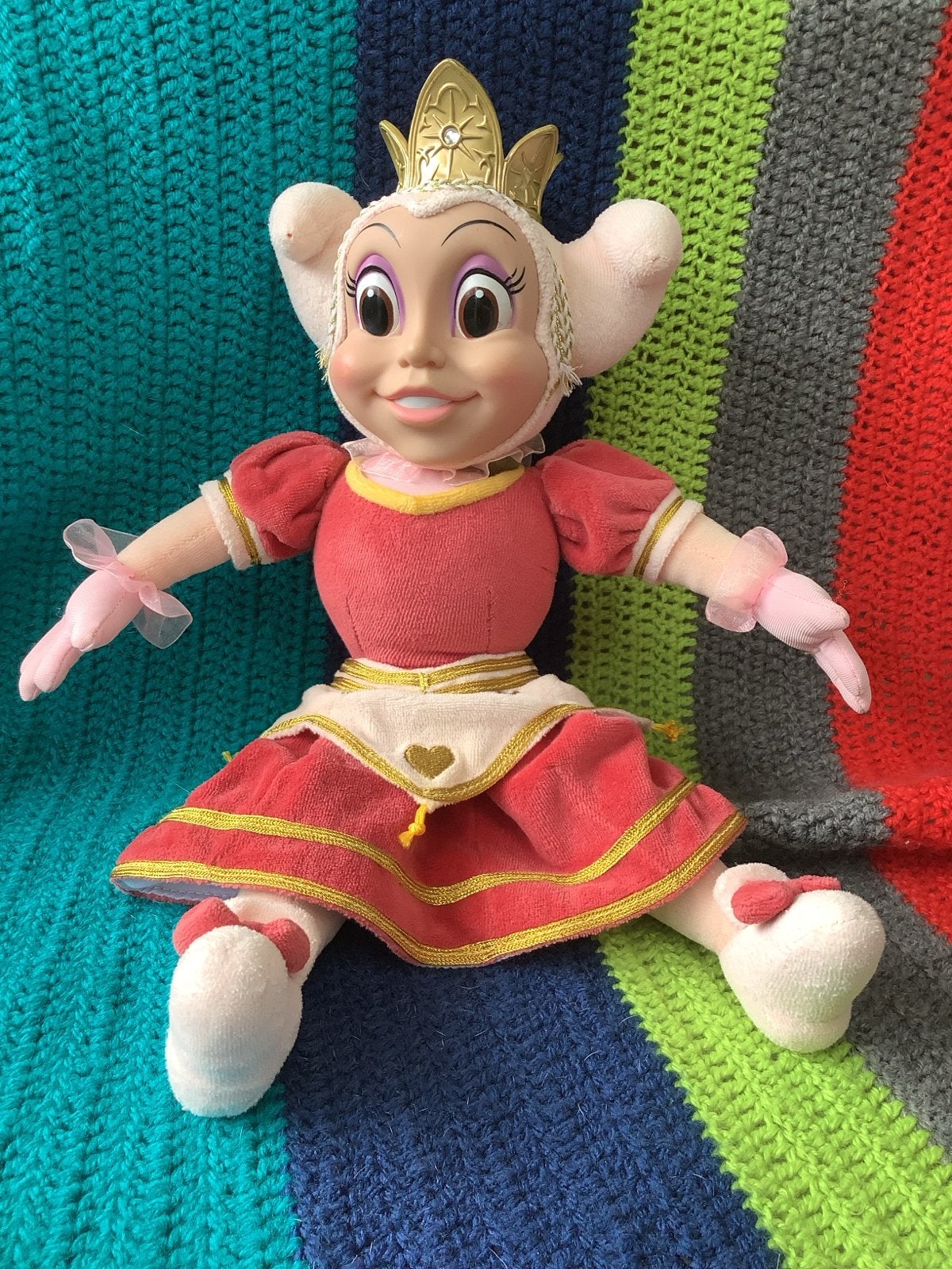 Efteling Pardijntje pop - 40 cm - Steun KIKA, Ophalen of Verzenden, Gebruikt, Pop