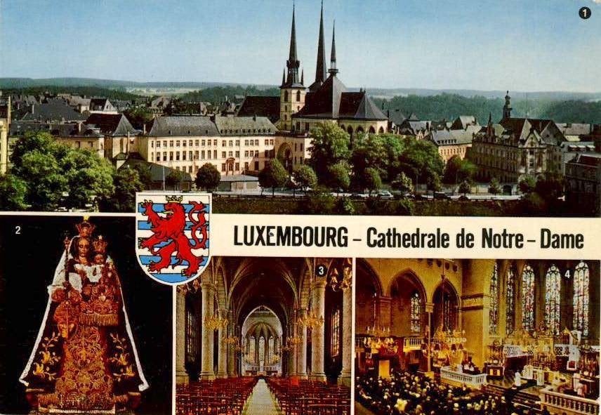Luxemburg, Ophalen of Verzenden, 1960 tot 1980, Gelopen, België en Luxemburg