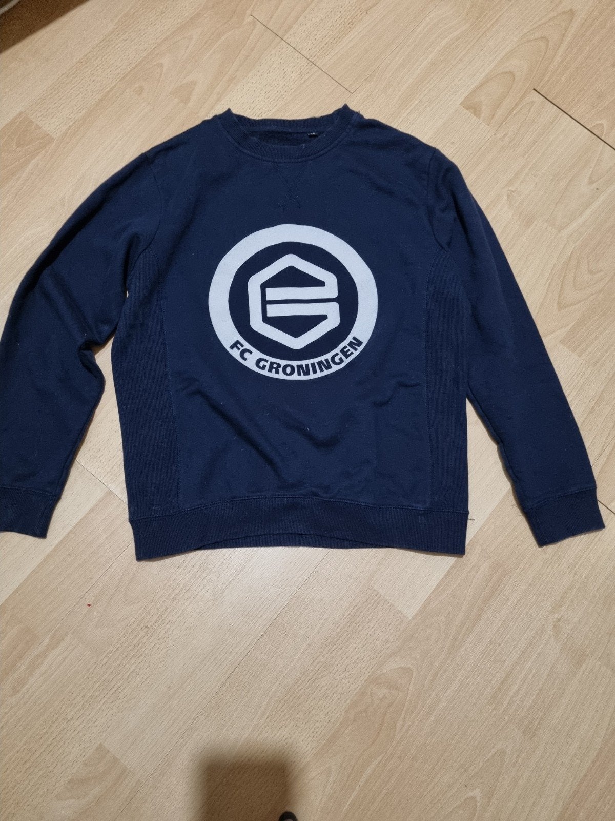 FC Groningen sweater  - Donkerblauw, Jongen of Meisje, Trui of Vest, Ophalen of Verzenden, Zo goed als nieuw