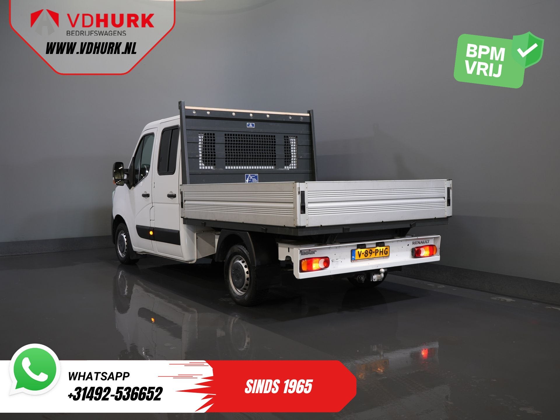 Renault Master 2.3 dCi 150 pk DC Dubbel Cabine Open laadbak/, Voorwielaandrijving, Stof, Gebruikt, 4 cilinders