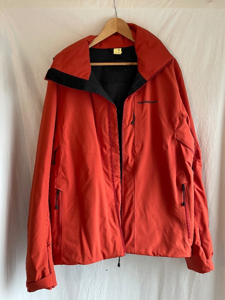 Heren jas, PeakPerformance, XL., Verzenden, Maat 56/58 (XL), Oranje, Zo goed als nieuw