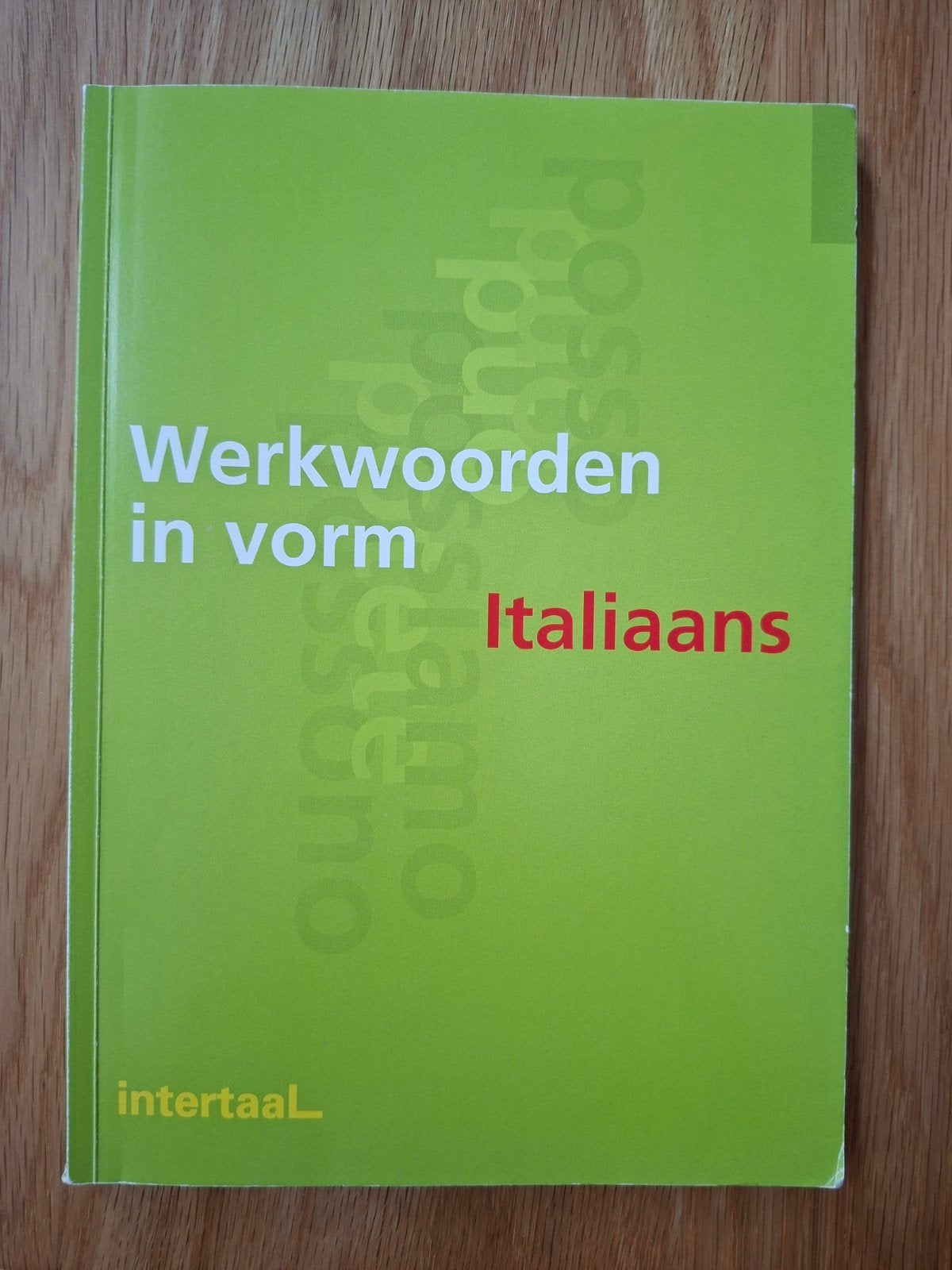 Werkwoorden in vorm Italiaans - Intertaal, Gelezen, Non-fictie, Ophalen of Verzenden, Intertaal