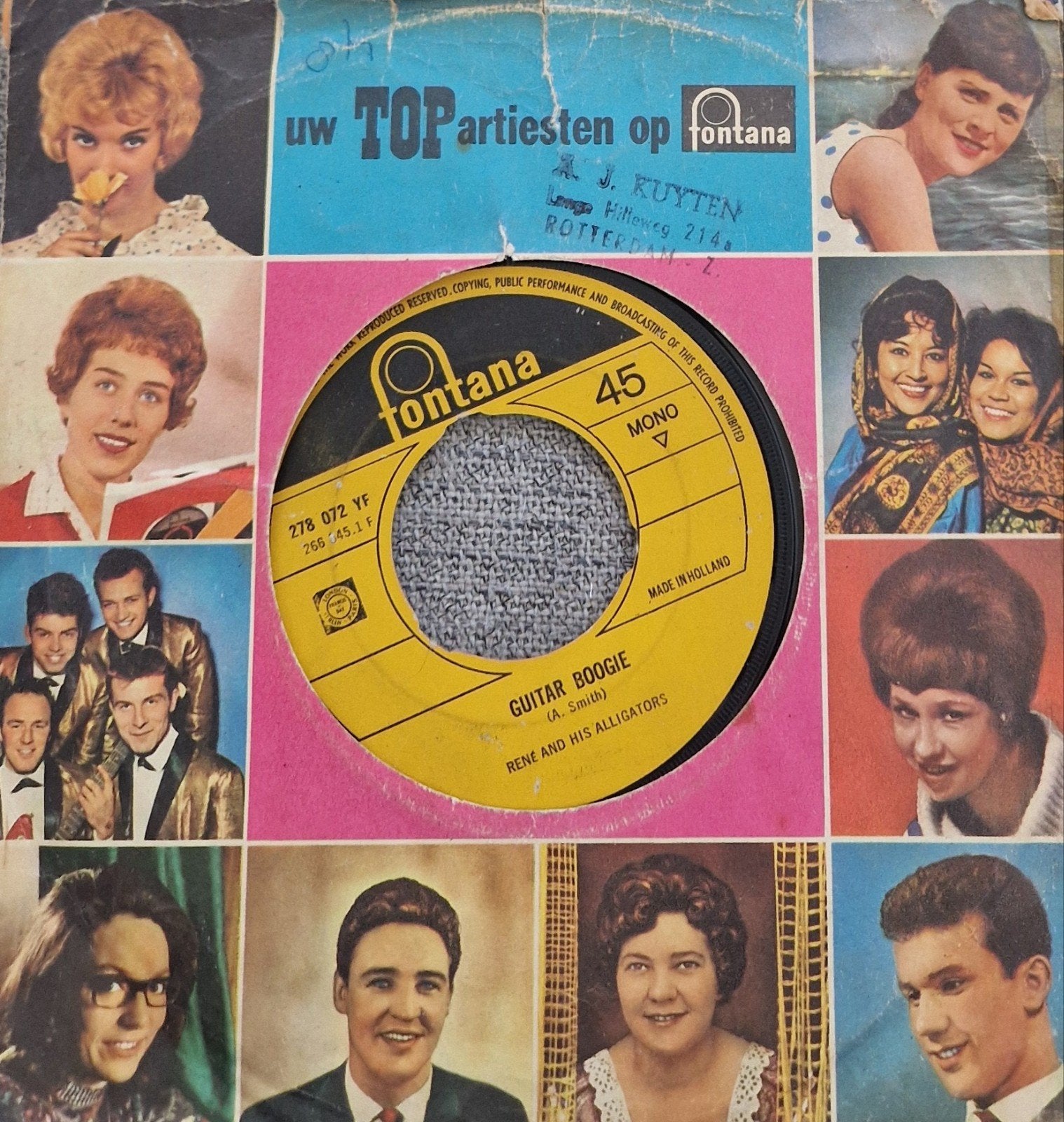 Partij vintage vinyl singles –20 platen – jaren 60/70/80, Cd's en Dvd's, Ophalen of Verzenden