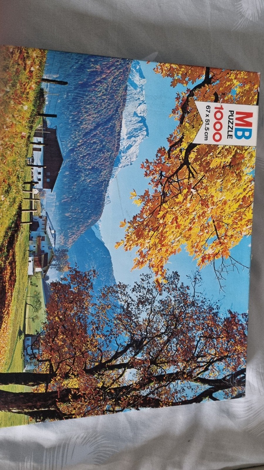 MB Big Ben Legpuzzel 1000 stukjes - Beierse Alpen, Ophalen of Verzenden, Gebruikt, Legpuzzel