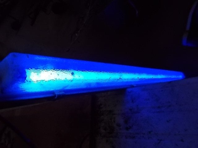 15x kweeklamp groeilamp tl-bak lamp 120cm ip65 kleur blauw, Ophalen of Verzenden, Gebruikt, Kweeklamp