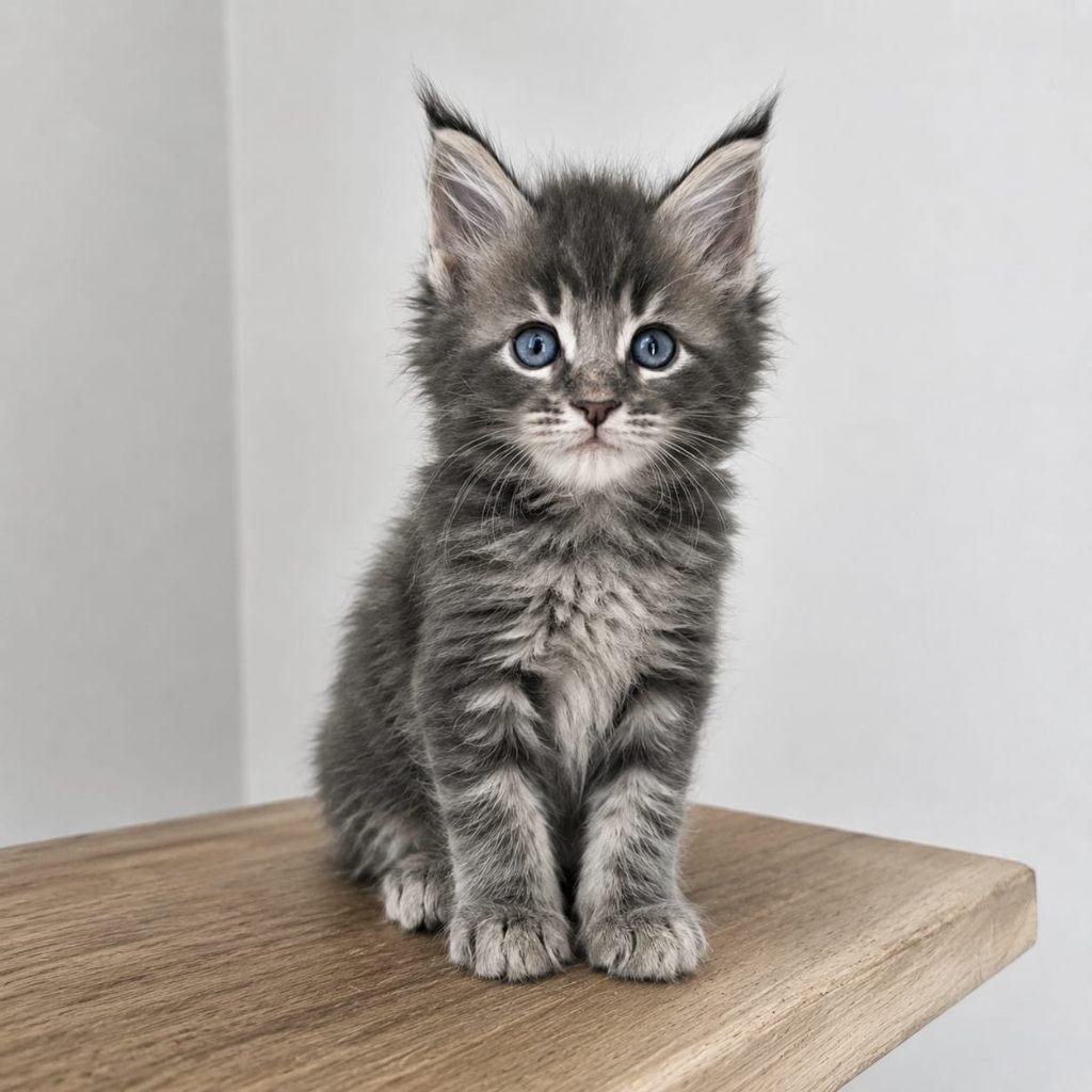 Maine coon xxl kittens met kampioen stamboom Russisch lijn, Meerdere dieren, Met stamboom, 0 tot 2 jaar