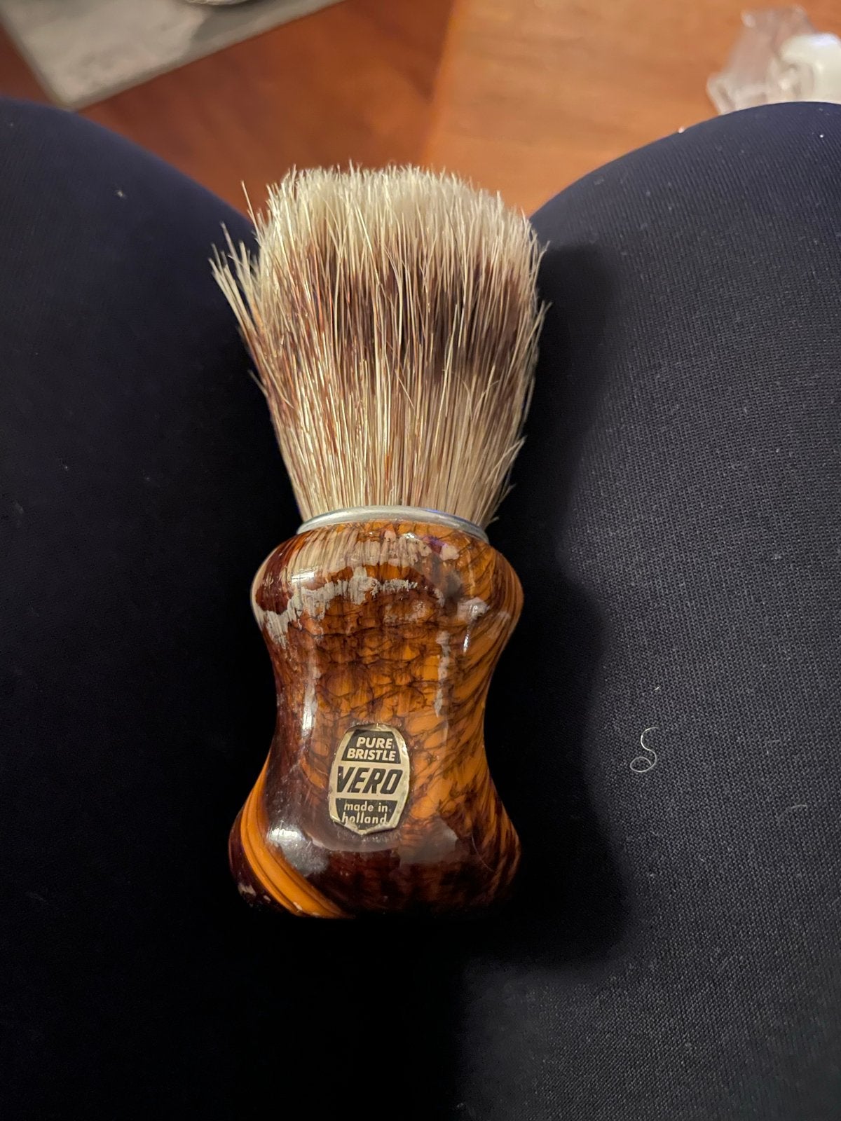 een vintage Nederlandse scheerkwast van het merk VERO, Ophalen of Verzenden, Gebruikt
