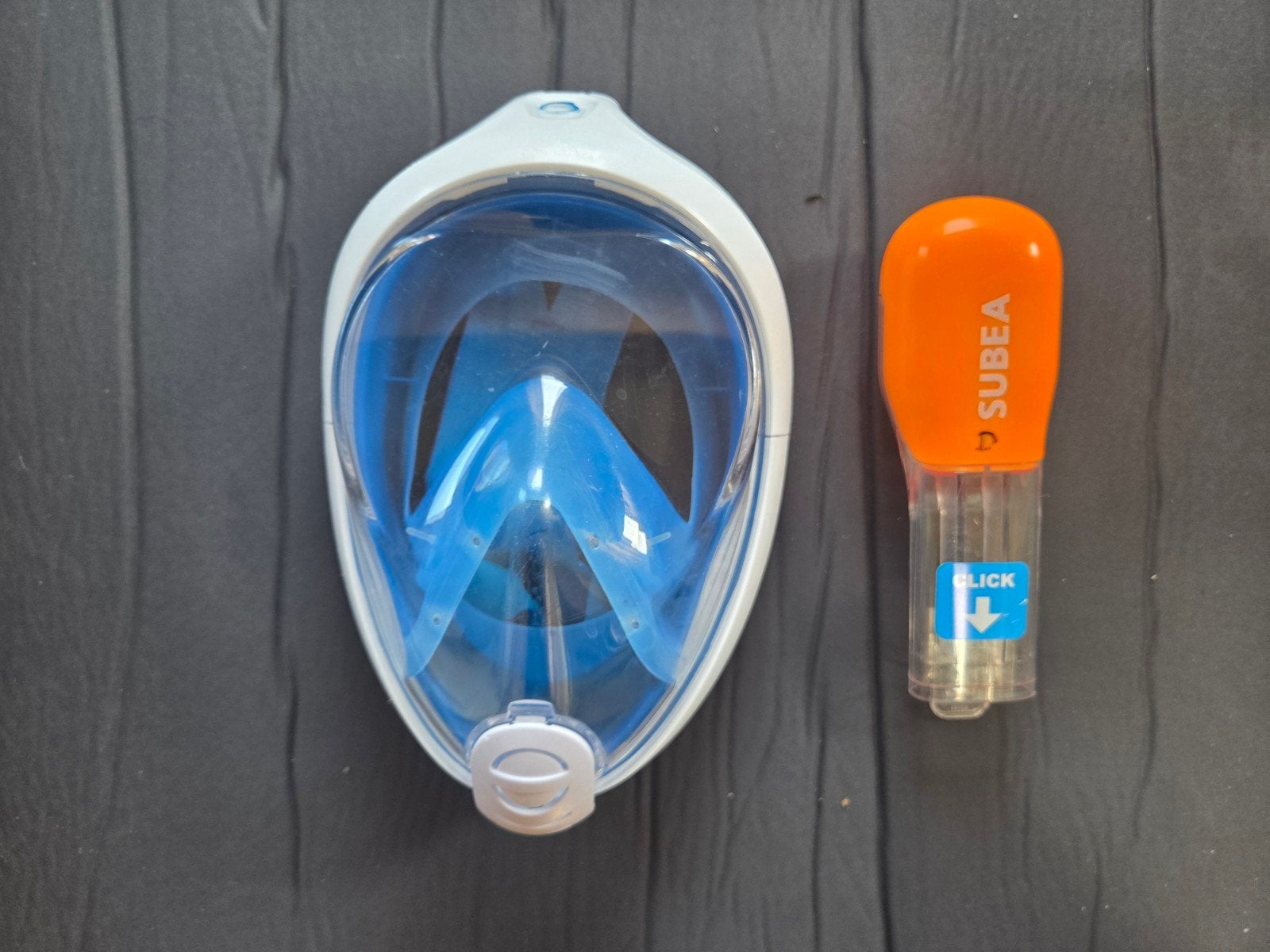 2x Subsea Easybreath Snorkelmasker - kindermaat, Ophalen of Verzenden, Gebruikt, Snorkelmasker