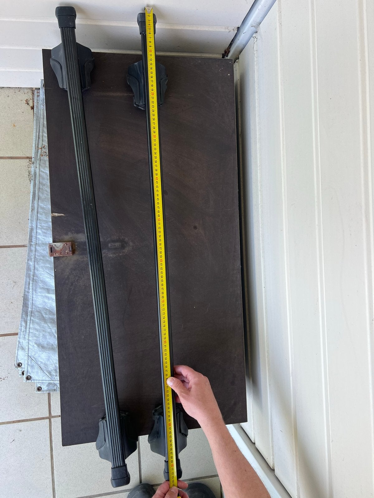 Thule dakdragers 113 cm lang, Ophalen of Verzenden, Gebruikt